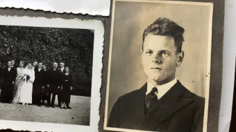 Der Großvater Hermann Geiger, der 1937 die Hütte gebaut hatte©EIKON Media GmbH