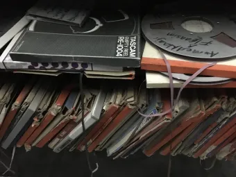 Tonbänder aus dem Rundfunkarchiv in Hargeisa