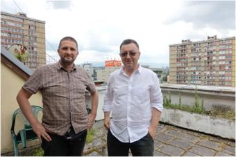 Foto von meinem ersten Treffen mit Adnan (links), später Protagonist von “Souvenirs of War” (c) Georg Zeller/Helios